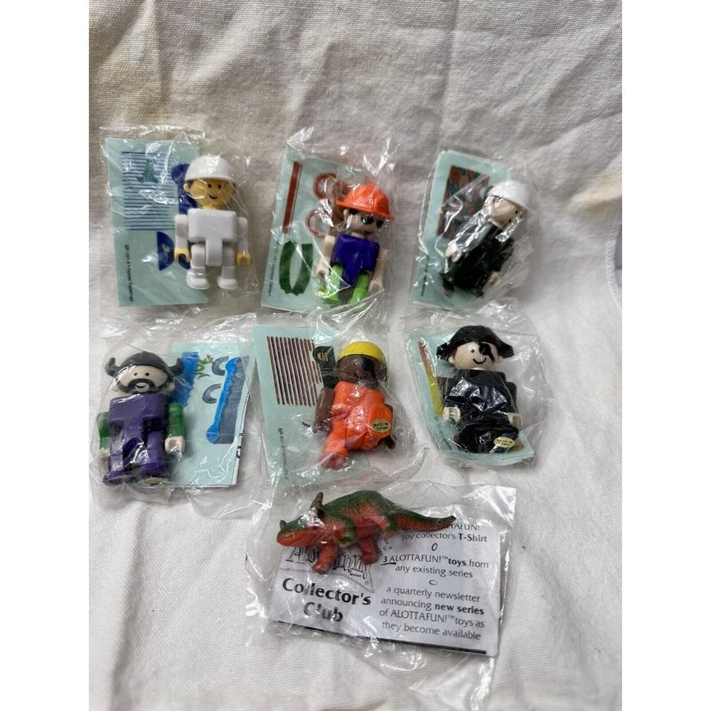ALOTTAFUN!‎ Inc COLLECTOR CLUB CEREAL PEOPLE + DINOSAUR TOY SURPRISE SEALED Rare